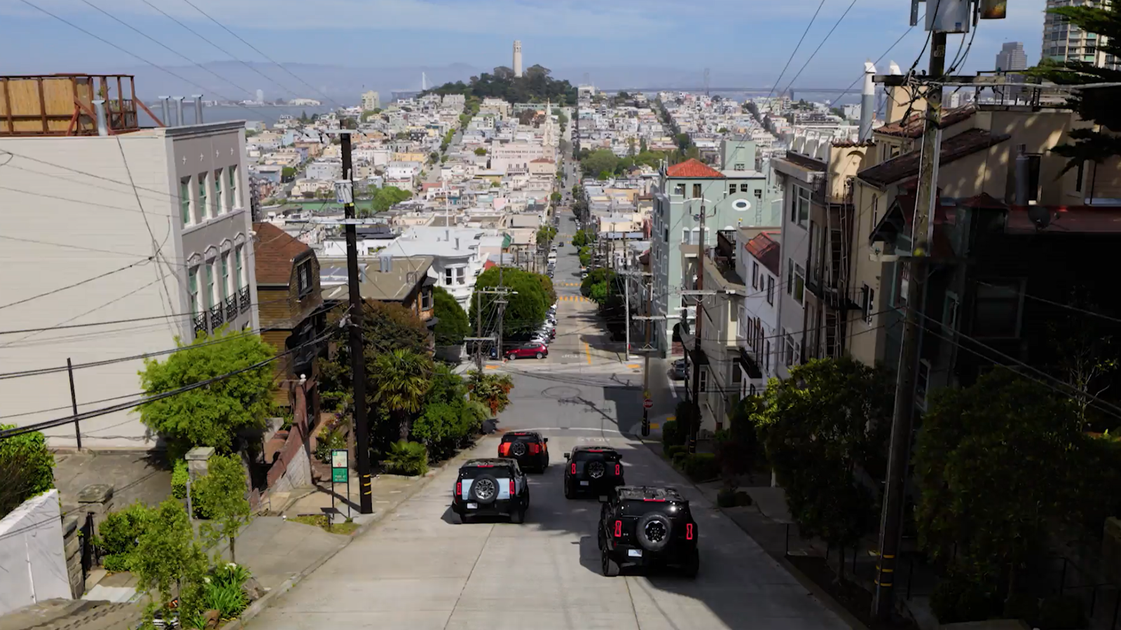 Hummer EV on location, San Francisco